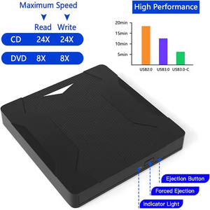 Neues Design Multifunktion anschluss CD/DVD/VCD Optisches Laufwerk Einz eiliger USB 3.0 SD-Kartens teck platz 7-in-1 - Product Image 3