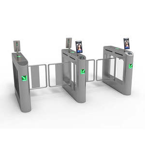 Hochsicherheits-Schaukel barriere mit Gesichts erkennung und QR-Code-Zugangs kontroll system Fußgänger drehkreuz Lronman - Product Image 2