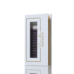 DeceMars Purple Blue Color YY Eyelash Extension Colored <strong>Lash</strong> 0.07mm CD Curl - Product Image 1