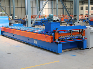 Dây chuyền tạo hình cuộn tốc độ cao điều khiển bằng PLC, dùng động cơ và hộp số, dùng để sản xuất tấm lợp và tấm tường - Product Image 6