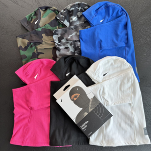 Klein masker wajah penuh uniseks, masker wajah desain biru, Balaclava, logo kustom, produsen masker Ski olahraga bersepeda sepeda motor - Product Image 1