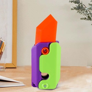 وصل حديثًا لعبة سكين تيكتوك فيدجيت سبينر فديش ثلاثي الأبعاد بالجاذبية لتخفيف الضغط عن القلق تتميز بممحاة قلم رصاص - Product Image 3