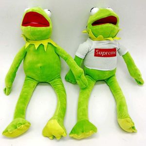 45cm 60cm Cartoon the Muppets <strong>KERMIT</strong> FROG Plush <strong>Toys</strong> Super Soft Boy Stuffed Animals Doll for Birthday Creative Gift High Quality