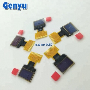 Micro OLED Display 0,42 ''Weiß 16pins Löttyp Spi Mini 0,42 Zoll 72x40 Dot Matrix I2C OLED für Arduino