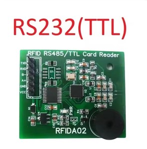 RS485 RS232(TTL) DC5V-18V UART 13.56MHz RFID読み取りおよび書き込み器RC522 CV520RFIDA02モジュールサポートISO/IEC 14443 A/MIFAR1 - Product Image 3