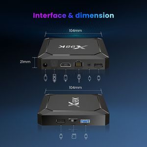 Nhà Máy Giá x98k thông minh tv box với Rockchip rk3528 <span class=keywords><strong>Android</strong></span> 13.0 BT 5.0 Wifi 6 HDR 10 8K video Set-Top Box - Product Image 4