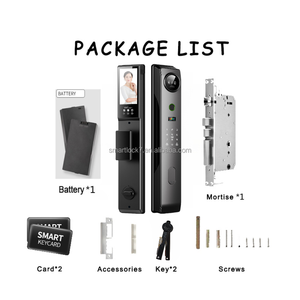 Hot Selling Tuya APP Face Scene Smart WiFi Digital Door Lock Code Card Unlock Fingerprint Fully Automatic Smart Door Lock - Product Image 6