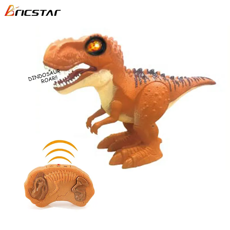 Bricstar controllo a infrarossi Dinosaur planet simulation walking rc dinosaur toy con azione sonora leggera