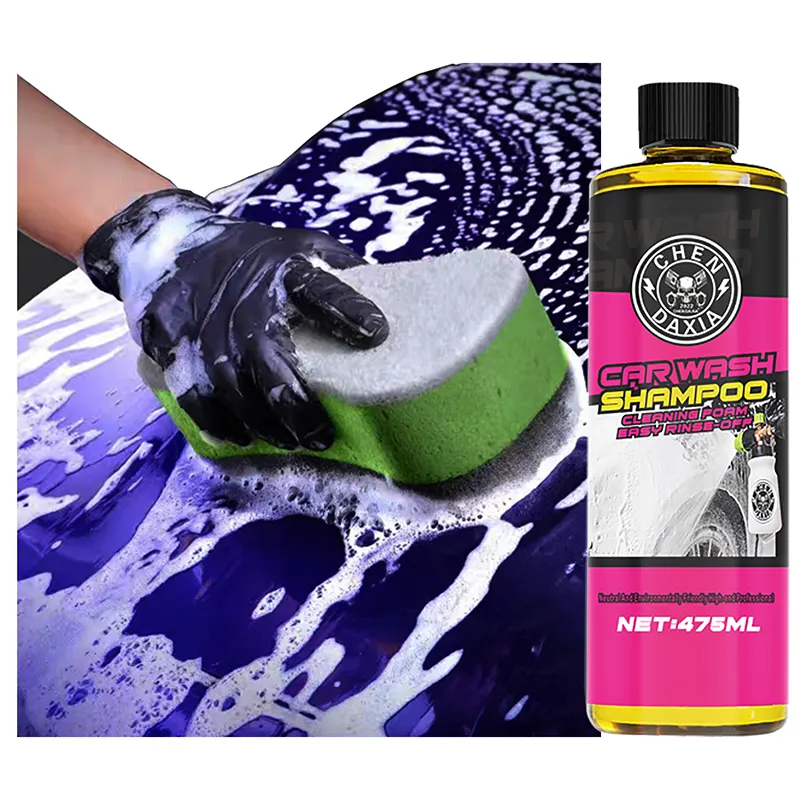 Super Hoge Kwaliteit Geconcentreerde Carwash Shampoo Wax Oem Autoshampoo 500Ml Waterloos Oppervlak Schoon Exterieur Carwash