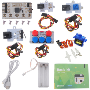 Für Micro bit Basic Kit LED-Modul Crash modul Potentiometer Einstiegs klasse Basic: Kit ohne (für) Micro: Bit Board