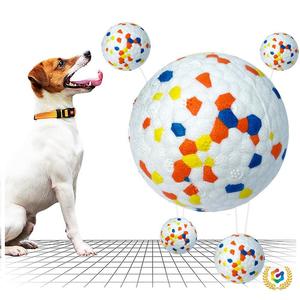 Nhà cung cấp bán buôn Durable Trọng lượng nhẹ chất lượng không thể phá hủy Pet nỗi ám ảnh an toàn bouncy etpu con chó Bóng đồ chơi cho hung hăng chewer - Product Image 5