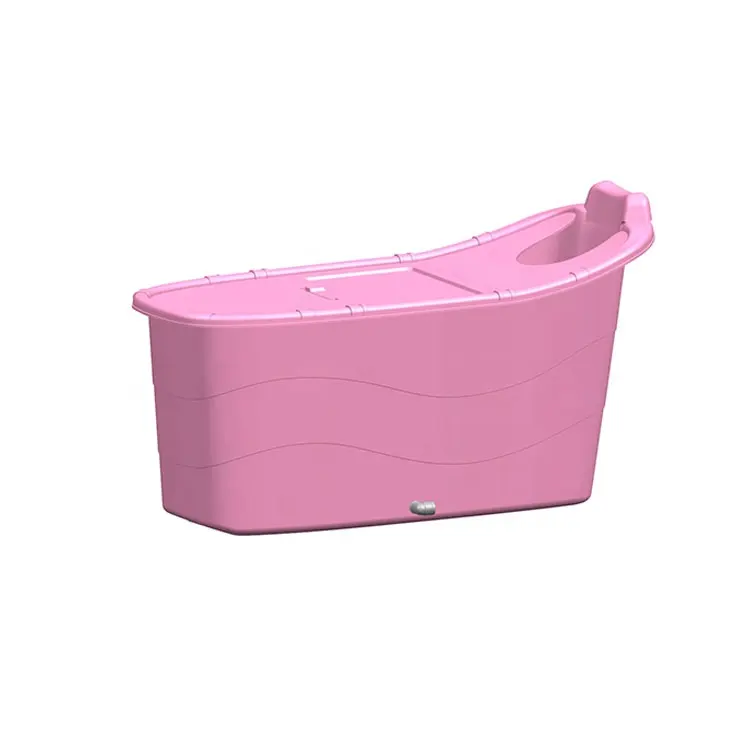 Bañera instantánea portátil de Material respetuoso con el medio ambiente, bañera pequeña de plástico para baño para adultos