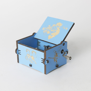 Cute Engraved Wooden Musical <strong>Boxes</strong> Gifts for Lover, Boyfriend, Girlfriend, Husband, Wife - Product Image 5