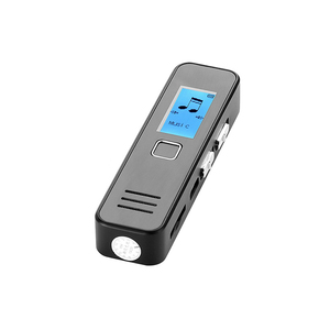 Grabadora de Voz digital profesional con inserción de tarjeta con altavoz incorporado Función de control de voz para clases Grabadora de reuniones - Product Image 1