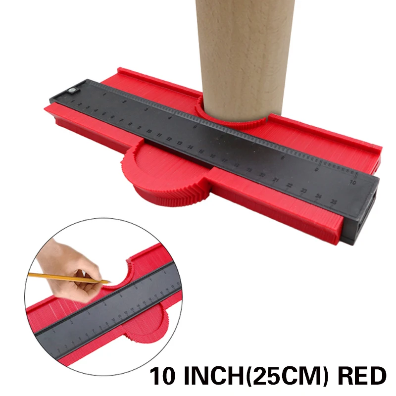 25cm-10 inches-red opp-abs