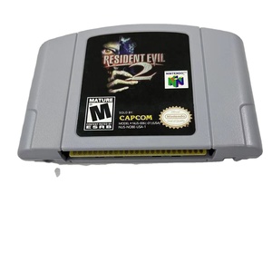 ニンテンドー64USATSCバージョンレトロビエデオ512ビットN64カートリッジコンソール用バイオハザード2ビデオN64ゲームカートリッジ - Product Image 2