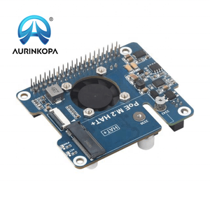 Adaptador PCIe a M.2 con función PoE para Raspberry Pi 5 compatible con el protocolo NVMe M.2 SSD lectura/escritura de alta velocidad - Product Image 2
