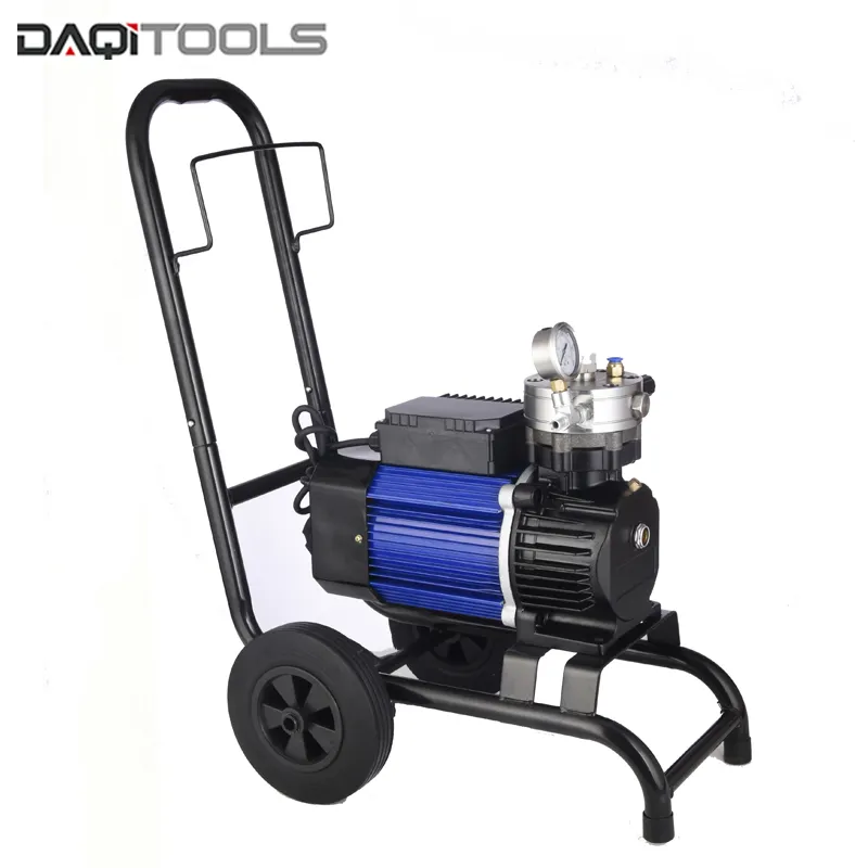 Wall Cement High Pressure Electric Airless Paint Spraying Machine 220V-240V 3.5 L/min Daqitools 36/31kgs 0.023in 50/60hz CN;ZHE