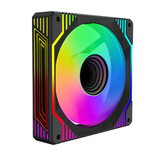 Lovingcool新しいデザインARGBPCケーシングファンゲーミングLEDライトコンピューターCPUクーラー120mmRGBPWM冷却ファン (コントローラーセット付き) - Product Image 2