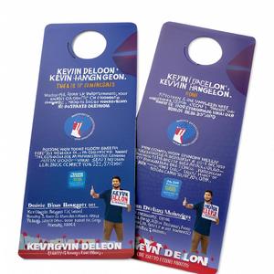 Custom Paper Cardboard Door Hanger PVC Flyer with Double Side Offset Printing for <strong>Real</strong> Estate Promotion Gift Business <strong>Card</strong> - Product Image 6