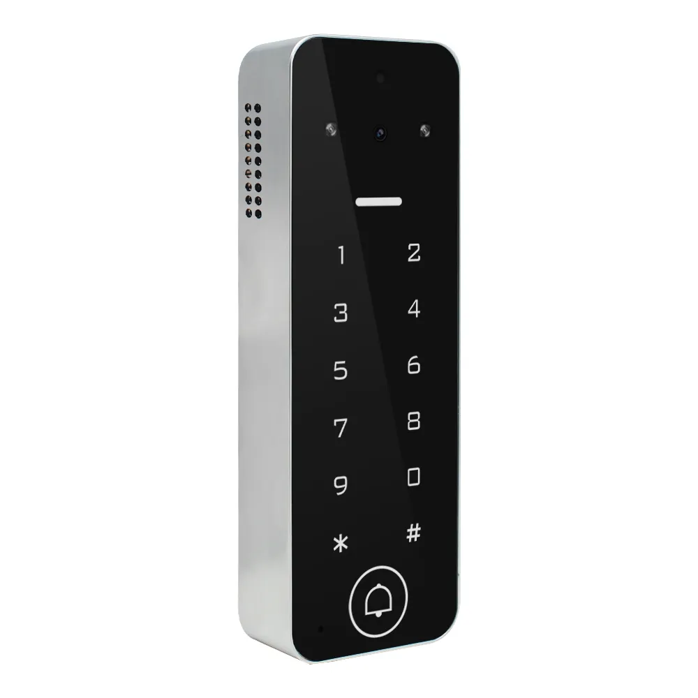 Tuya निविड़ अंधकार धातु कीपैड का उपयोग नियंत्रक 125KHz ईएम कार्ड वीडियो इंटरकॉम अभिगम समर्थन स्मार्ट फोन