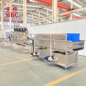Ginger lavaggio e asciugatura linea di produzione a basso consumo energetico ad alto rendimento grande capacità di funzionamento continuo - Product Image 1
