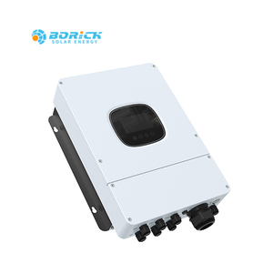 混合太阳能逆变器3相5.5kw Mppt 100a光伏输入500vdc 48v电池，带并联功能