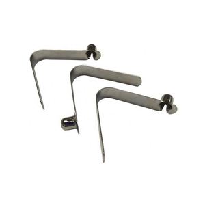 Sıcak satış 5/6/7/8/9/10MM tek Hollow düğme çelik klipler için Kayak kürek yapış bahar klip için çadır direği kilit tente teleskopik - Product Image 1