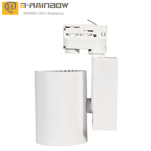 Phật sơn cửa hàng đèn 52 wát LED theo dõi ánh sáng 3-pha tại chỗ đường sắt đèn với COB Chip siêu thị Nhôm Cơ thể thiết kế Châu Âu phong cách - Product Image 3