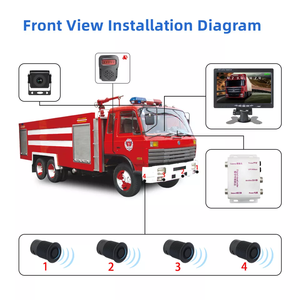 IPoster Measuring Space Parking Assist System Radar Detector Front Rear View for Car School Bus Forklift Smart Parking <strong>Sensors</strong>