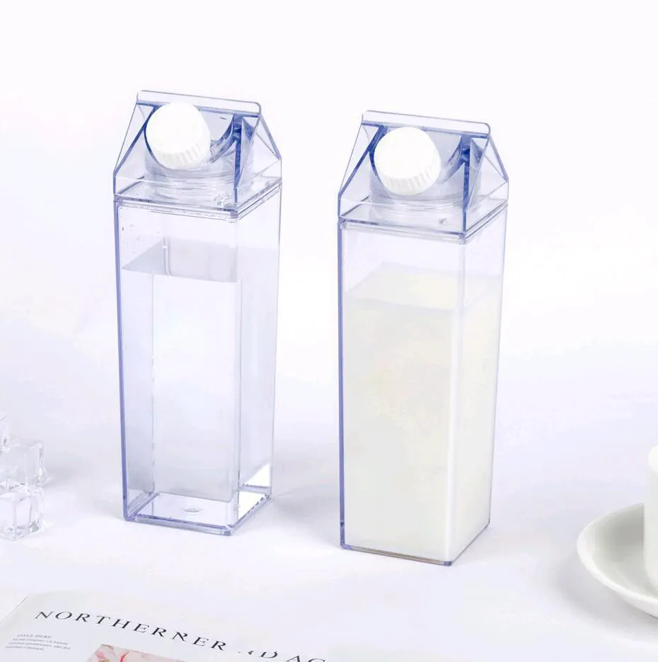 개인 상표 독특한 과일 주입 명확한 우유 판지 물 필터 병