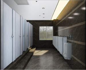 Brikley HPL Panel Bathroom <strong>Partition</strong> Wall Flooring to Ceiling Design Private Compact Board Phenolic Toilet <strong>Partition</strong> - Product Image 5