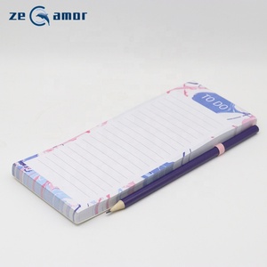 Zeamor Factory Memo Pad taccuino con penna per fare lista appiccicosa Note Pad Planner blocco Note con Logo personalizzato - Product Image 2