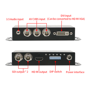 Convertidor de video Multi a SDI HD MI que convierte BNC DVI, VGA a SDI - Product Image 2