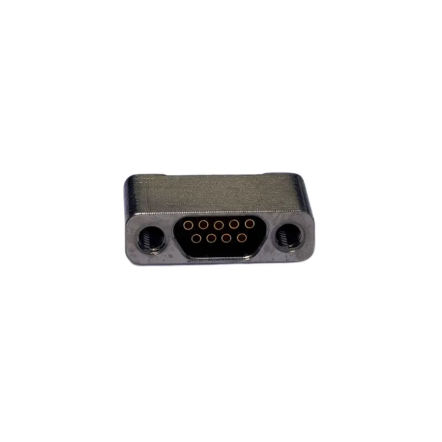 Serie MDSA Conector eléctrico Micro-D tipo N de tablero impreso de soldadura recta de la serie