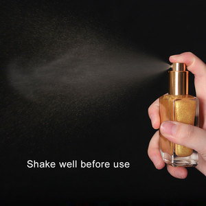 VV-H23rฉลากส่วนตัวHighlighterแต่งหน้าสเปรย์Shimmer Body Oil 5สีHighlighterสเปรย์Body Shimmer Oli - Product Image 3