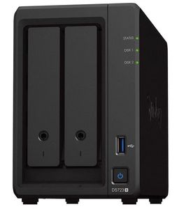 DS723 + 2-Bay USB/SSD مشروع 2U رف DS723 + 2-Bay DiskStation NAS شبكة تخزين مستعملة - Product Image 1