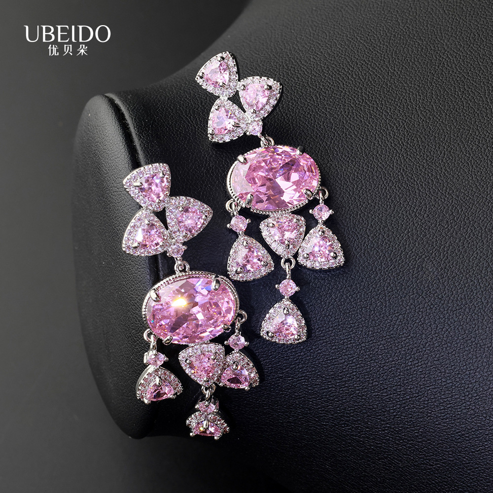 Boucles d'oreilles roses