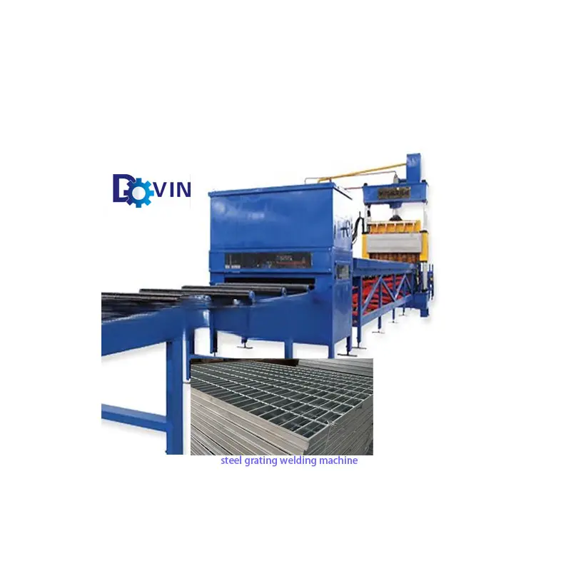 High Capacity Steel Frame Lattice Grating Piezoresistive Welding Machine (Factory) Metal Grating Weld Production Line