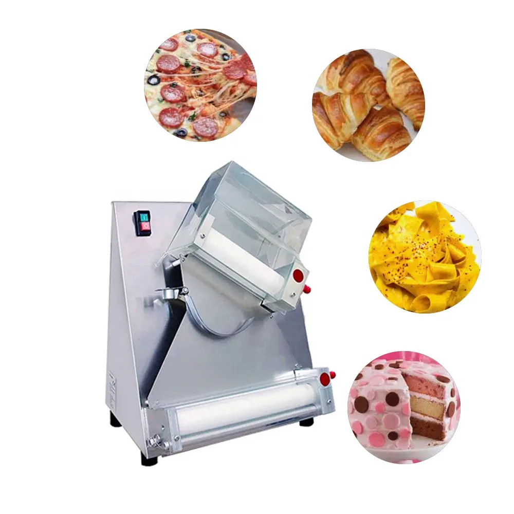ماكينة تجارية لعجين البيتزا 12 "، آلة بيع بالجملة ، أسطوانة عجين البيتزا