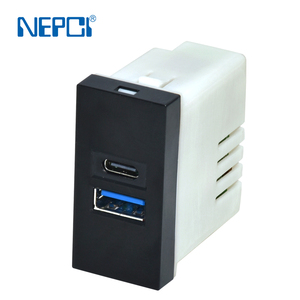 Módulo de carga rápida USB tipo C, 22,5x45mm, 20 - Product Image 4