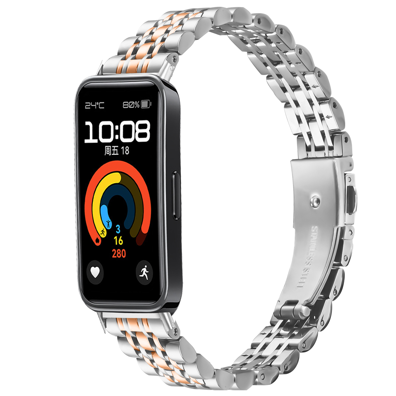 สีเงินสีโรสโกลด์