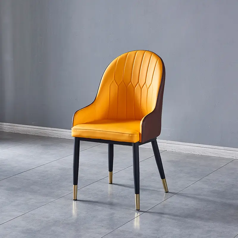 Chaises de salle à manger en bois confortable de style nouveau modèle Chaise de salle à manger confortable