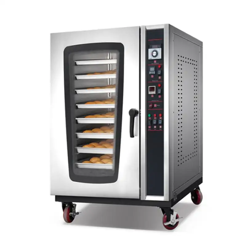 10 camadas de forno de convecção para venda/gás padaria forno comercial para pizza e bolo de pão francês baguette