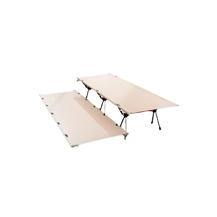 New Products China Wholesale Fold Up Lightweight Camping Cot Portable Folding Bed With Mattress