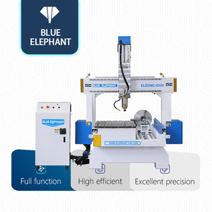 Neuer 6090 kleiner CNC-Fräser mit rotierendem Gerät Einfach zu bedienen für Hobby-und PVC-Anwendungen in der Holz bearbeitung in Druckereien - Product Image 1