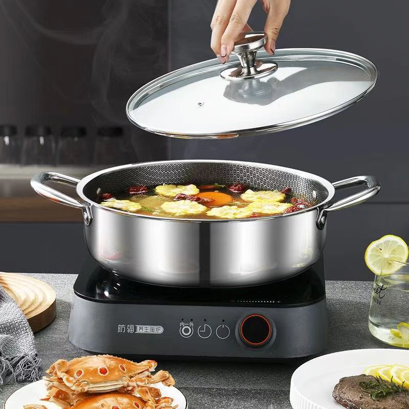 Silver saucepan 32cm