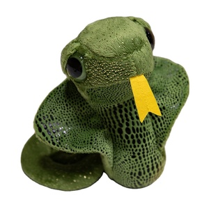 Ökologisch-freundliche benutzerdefinierte leuchtende Simulation Python gelbe Schlange Plüschtiere - Product Image 1