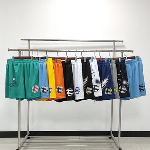 Eric Emanue erkek rahat spor şort çabuk kuruyan örgü pantolon sıcak baskı 100% Polyester dış ticaret orijinal EE sıcak şort