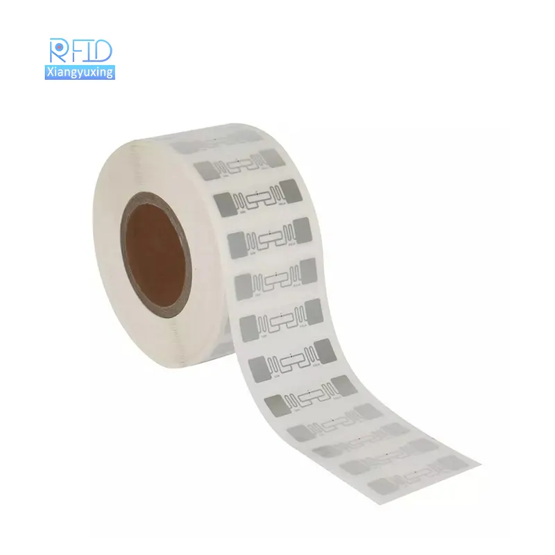 Adesivo de papel personalizado passivo uhf, etiqueta de papel do alienígena 9662 h3/h9/u7/u8/u9, chip para rastreamento da logística